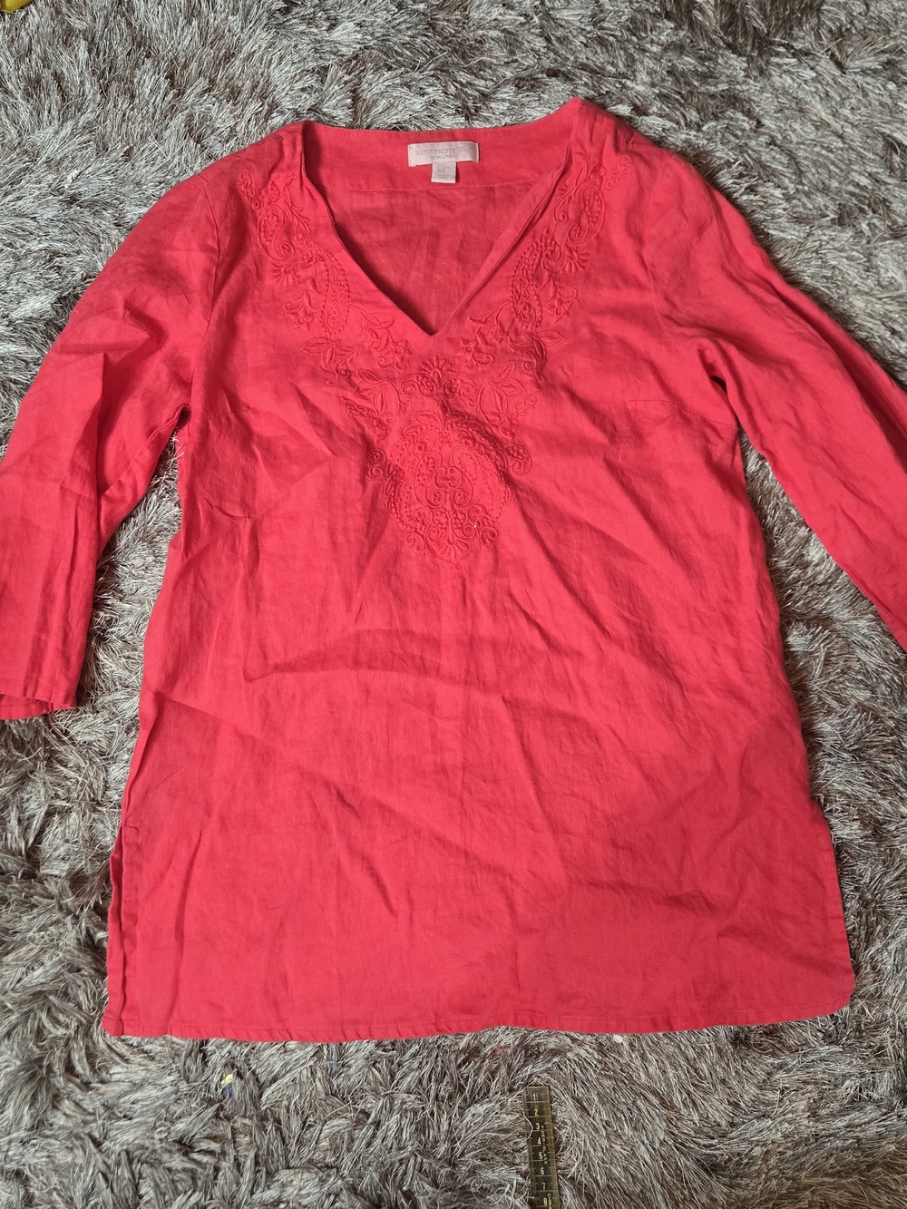 Vintage St. Tropez West Linen Tunic